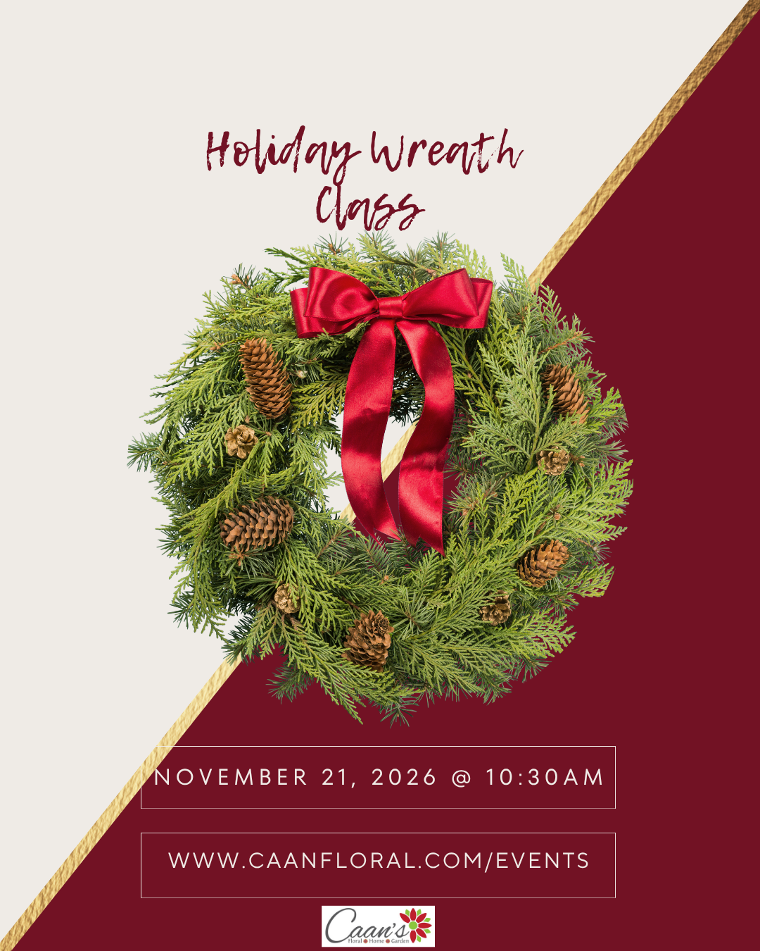 Holiday Wreath Class
