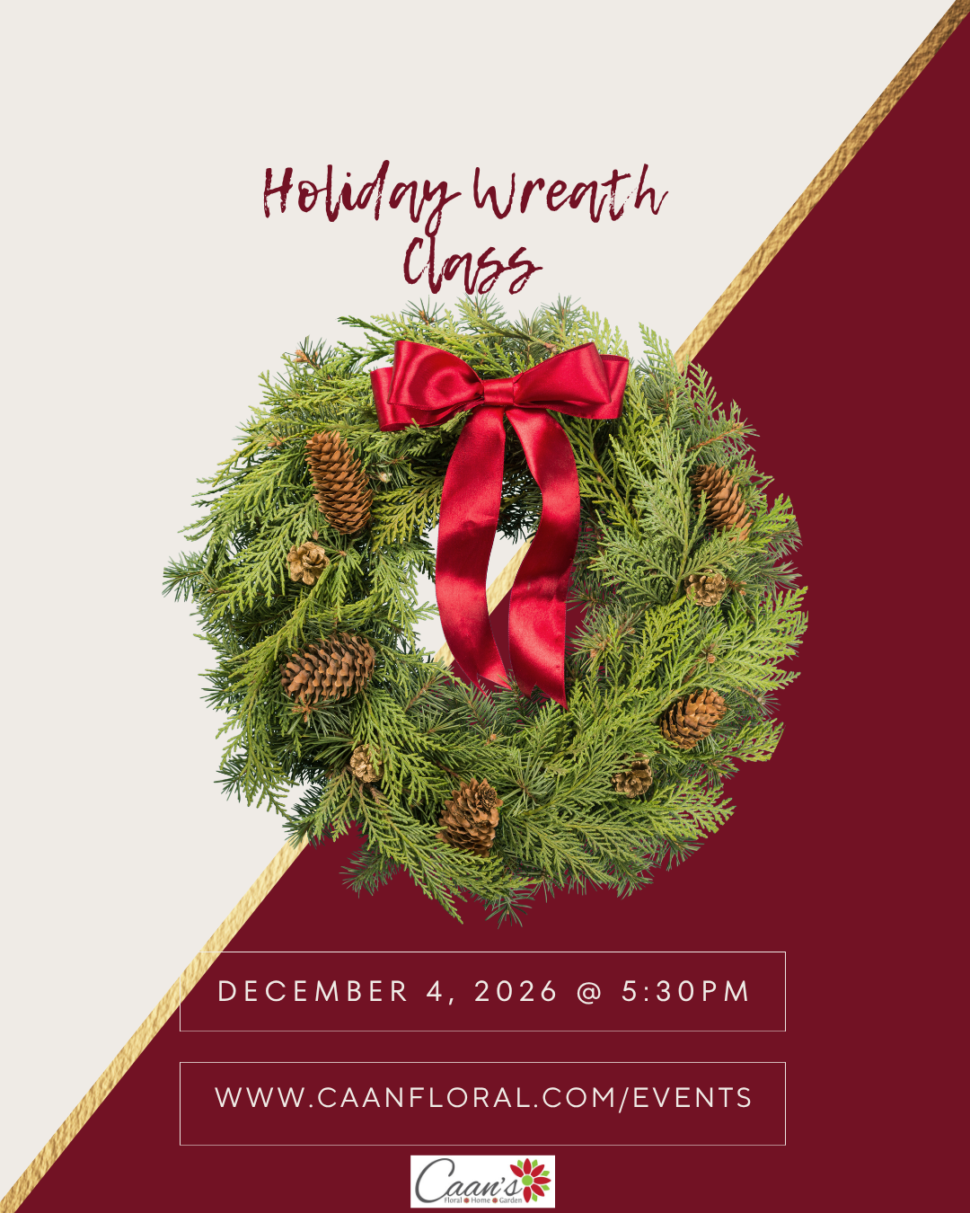 Holiday Wreath Class