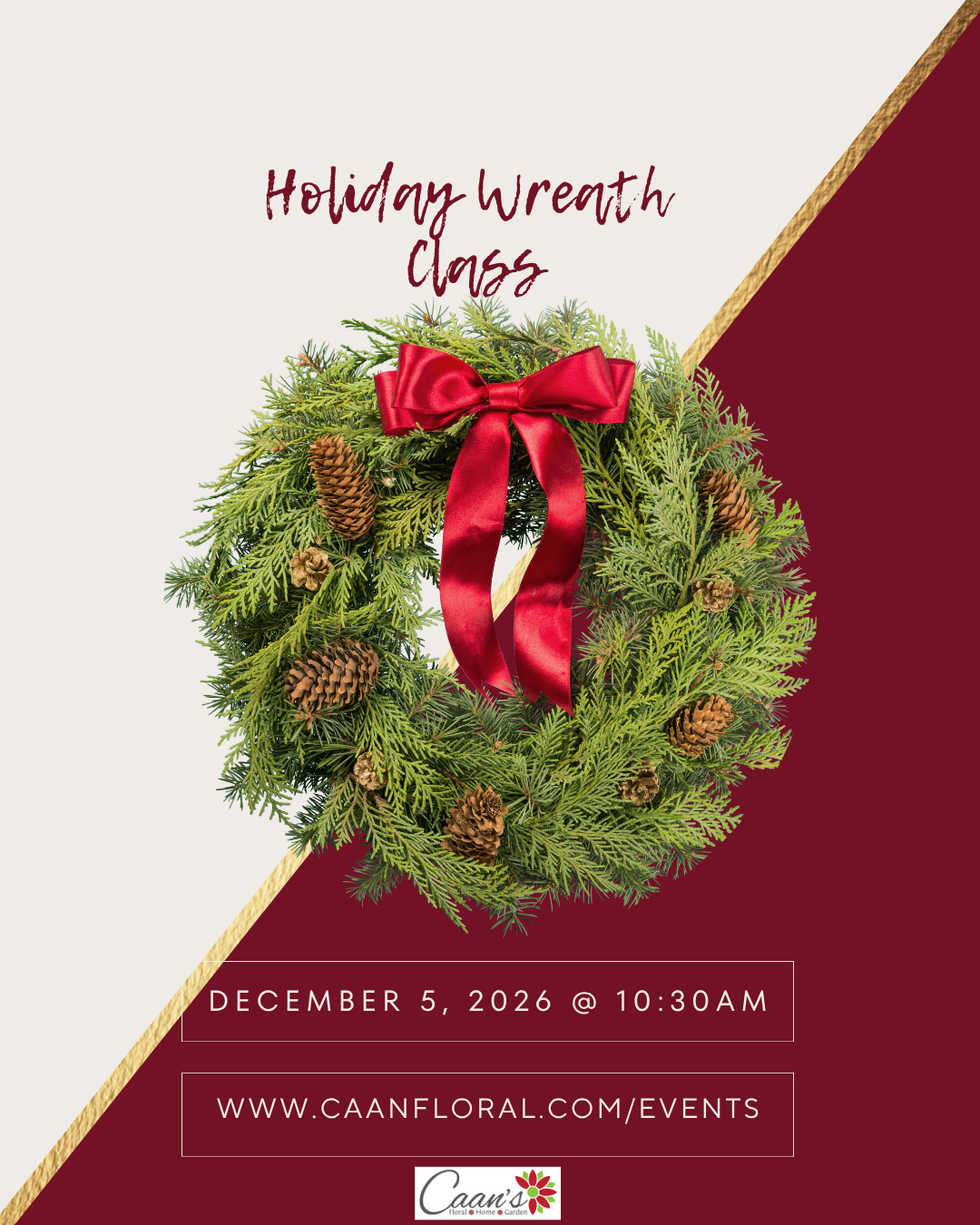 Holiday Wreath Class
